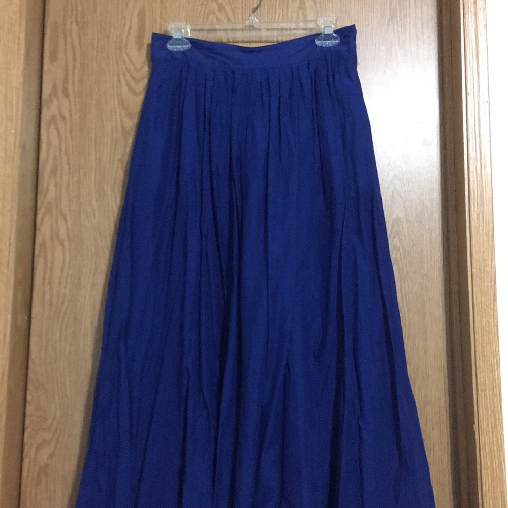 Blue Maxi Skirt